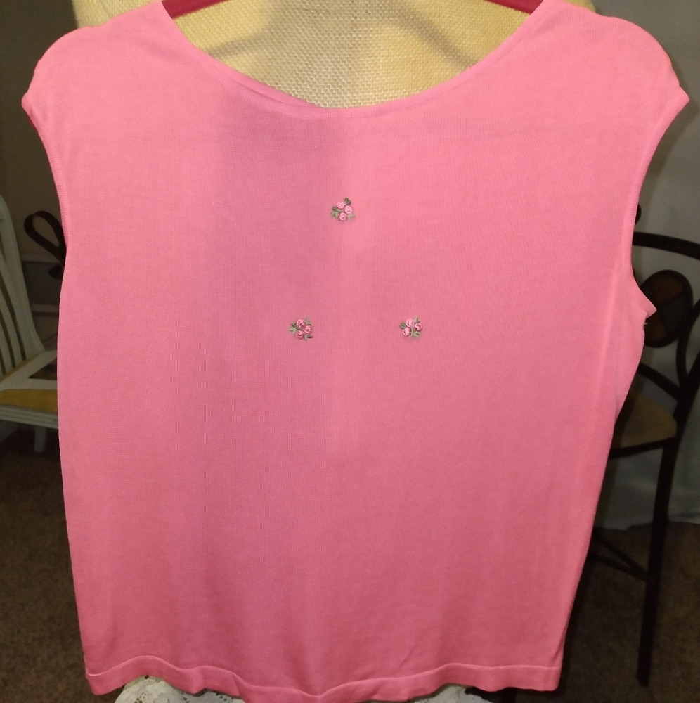 Vintage Pure Silk Sleeveless Sweater